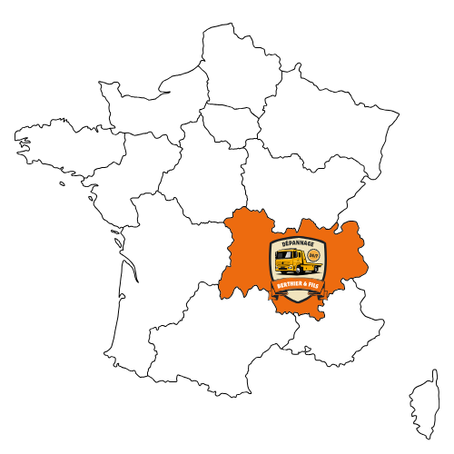 Zone d'intervention en remorquage